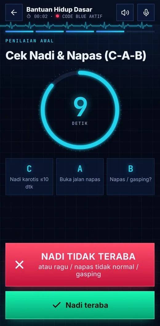 Cek nadi & napas